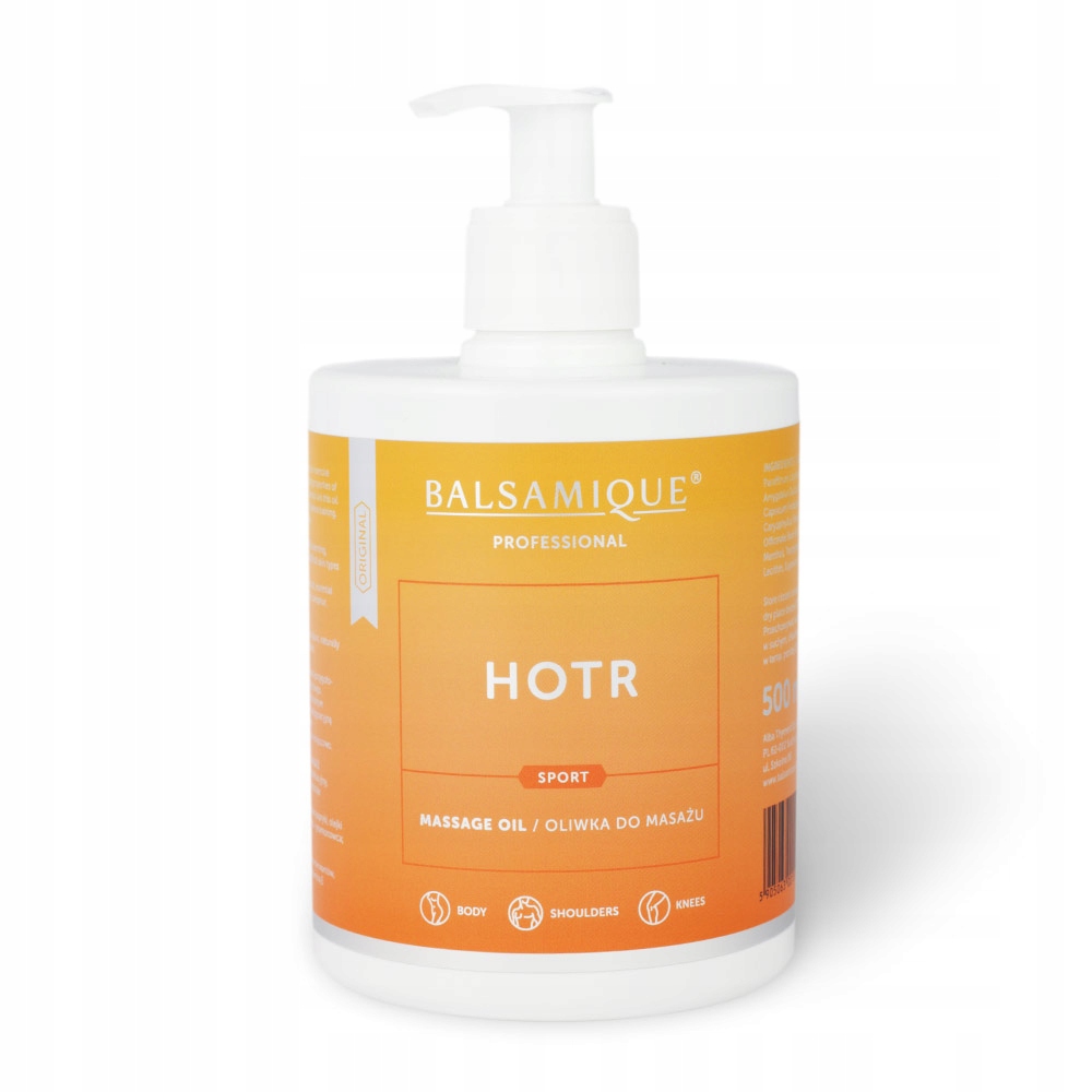 

Oliwka rozgrzewająca Balsamique Hotr Sport (500ml)