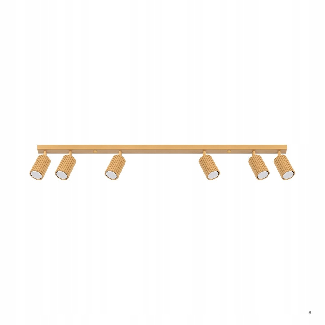 Plafon Karbon 6L złoty Sollux Lighting