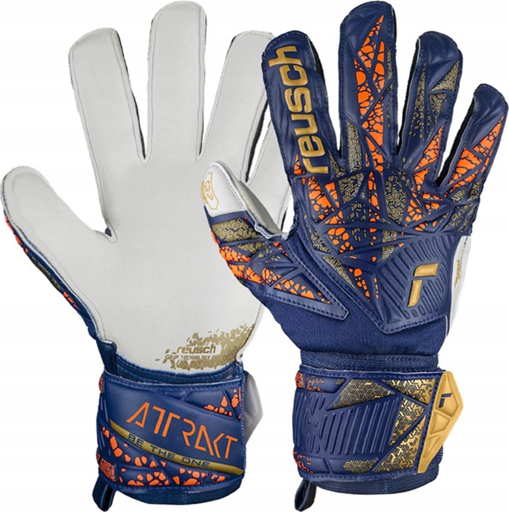 Brankářské Rukavice Reusch Attrakt Grip Modré 5470815 4410 r 11
