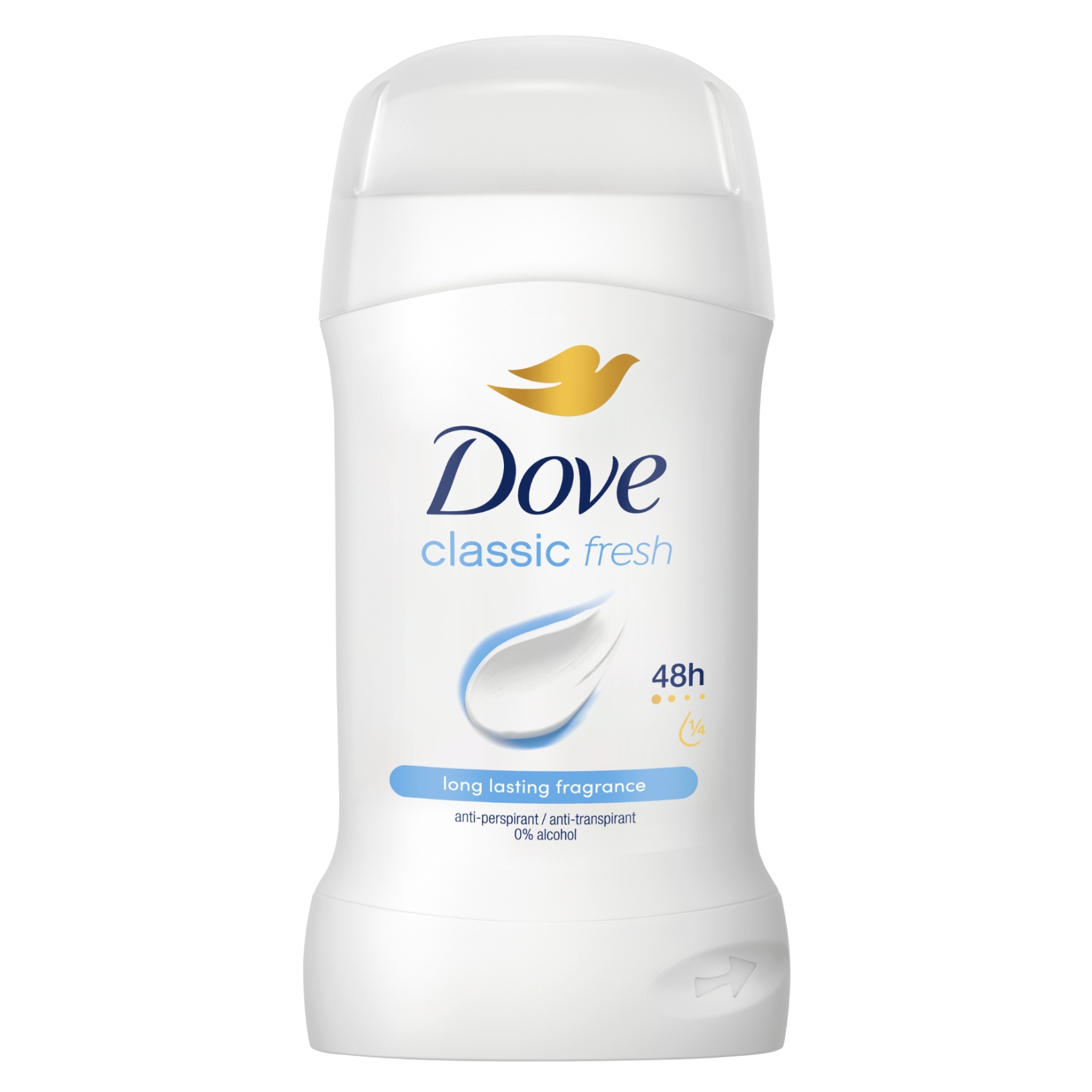 Dove Classic Fresh 48H antiperspirant v tyčince pro ženy 50 ml