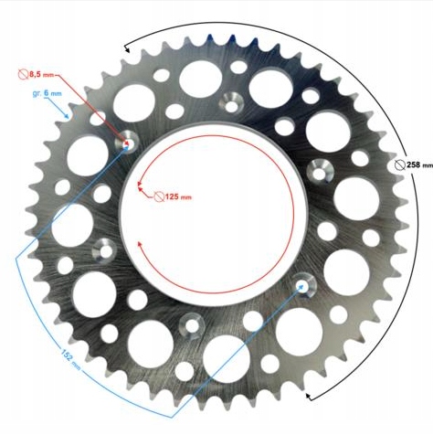 ZEBBSE068 - Задня Зірочка NXT300