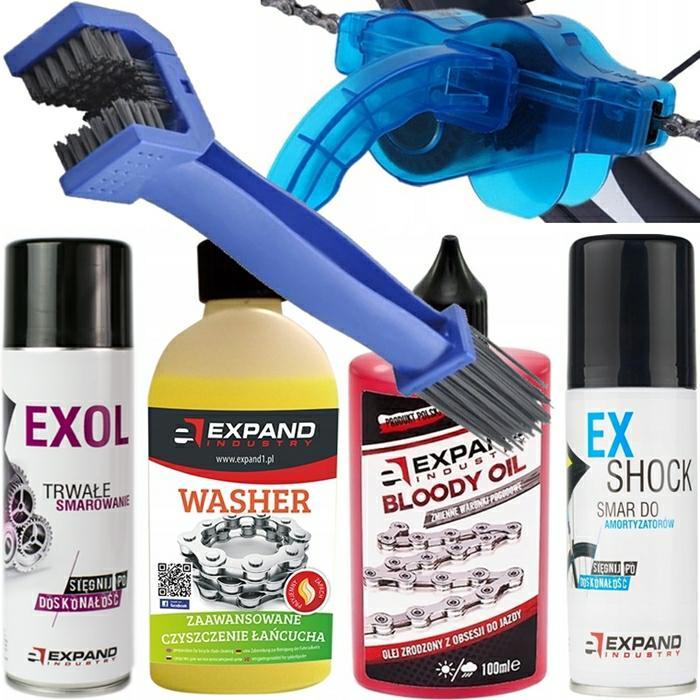 Zestaw mycia roweru napędu łańcucha olej smar szczotka czyszczenia zębatek