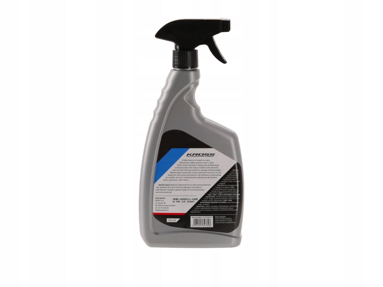 Środek DO MYCIA pielęgnacji ROWERU S2 szary Kod producenta T4CSR000079