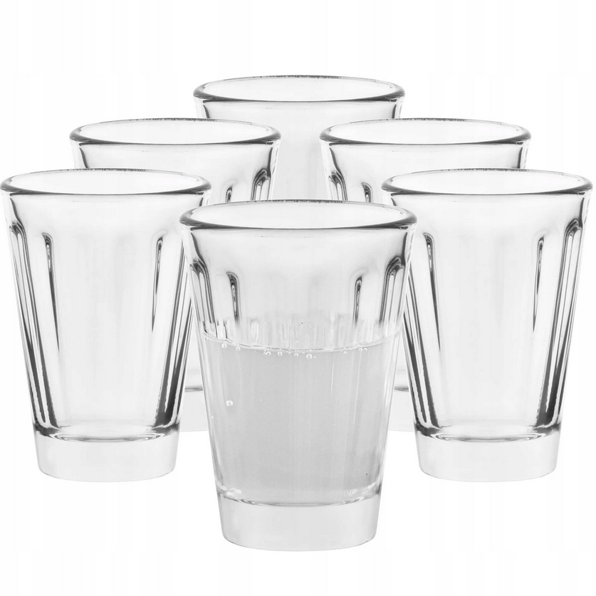 

Kieliszki do wódki shotów niskie komplet 6x50 ml