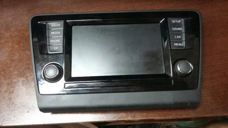 RADIO display NAVI SKODA RAPID 5JA919604