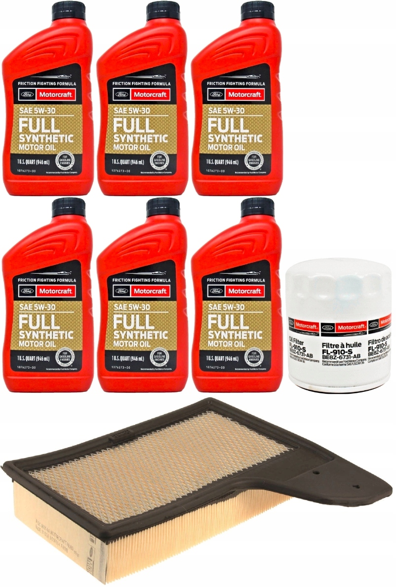 Motorcraft 5W30 Filtry Ford Mustang 2,3 15-20
