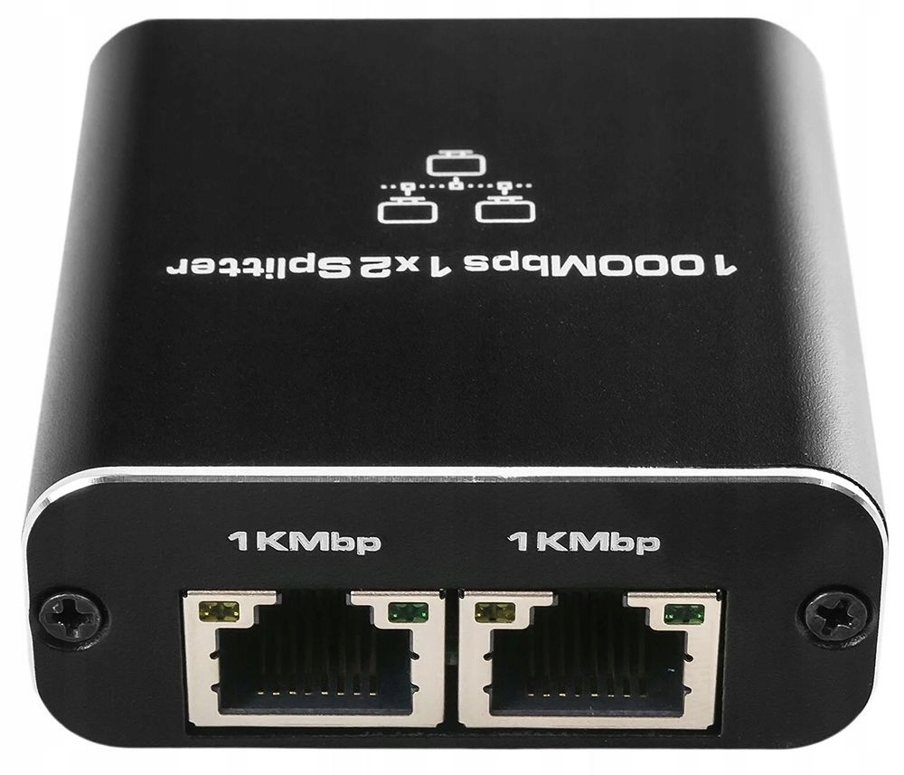 Rozdzielacz Rozgałęźnik Sieciowy LAN RJ45 1 / 2 SP-LC22 Przejściówka Kod producenta SP-LC22