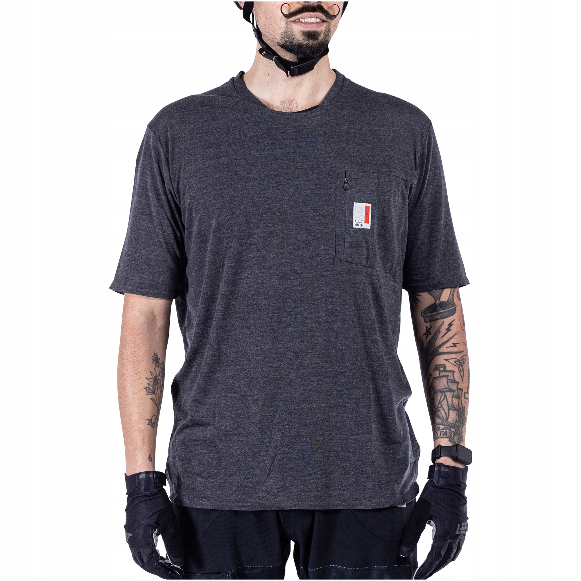 Koszulka rowerowa T-shirt Leatt Jersey Mtb AllMtn 2.0 czarna r. L