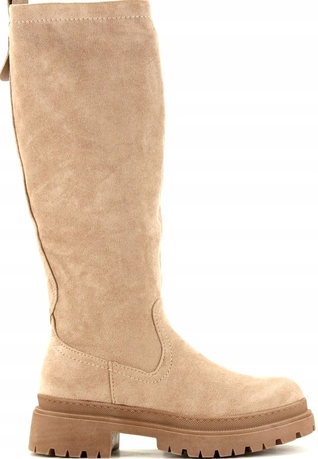 iBUTY Kozačky Na Silné Podrážce 5223 Béžové 40