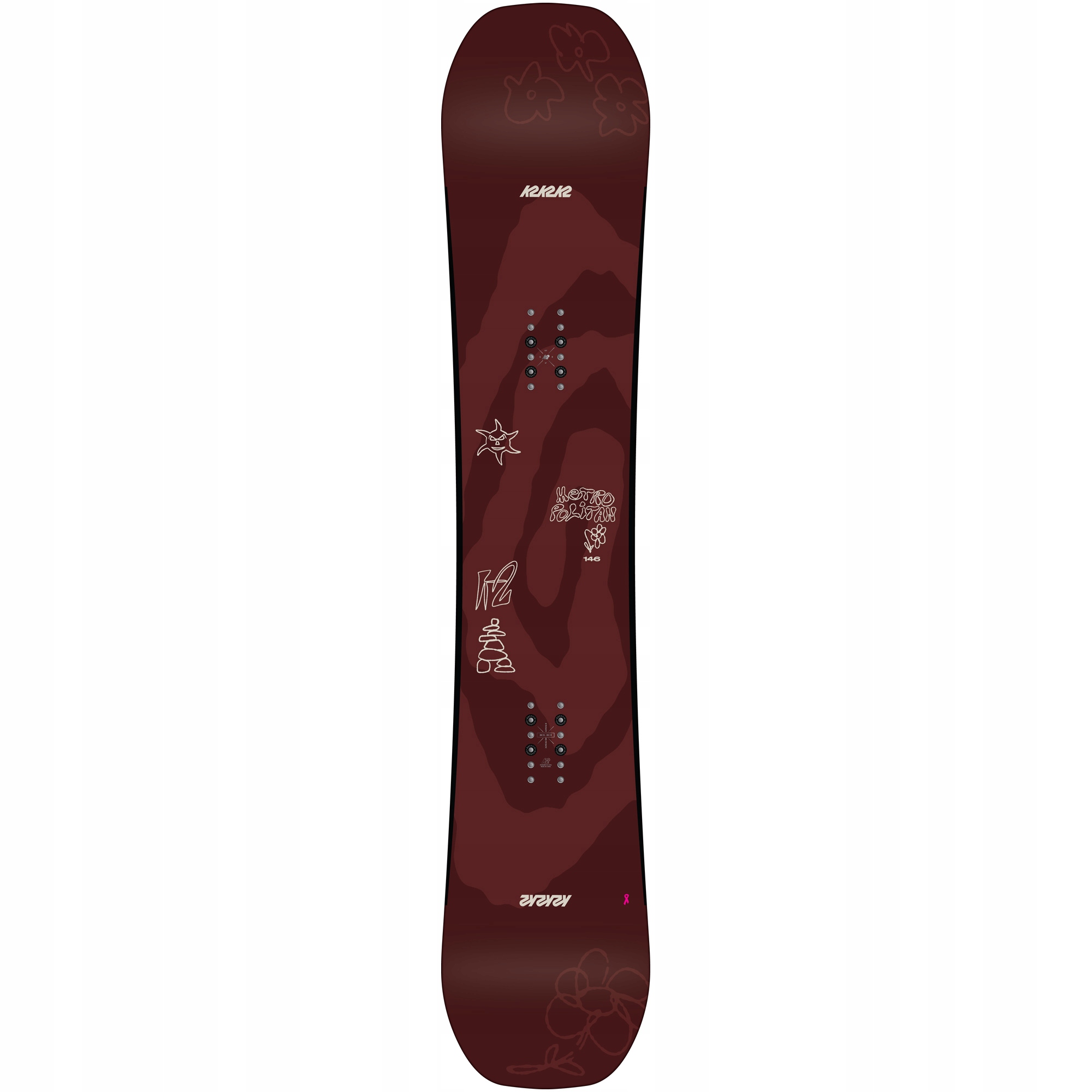 Deska snowboardowa damska K2 Metropolitan all-mountain długość 142cm