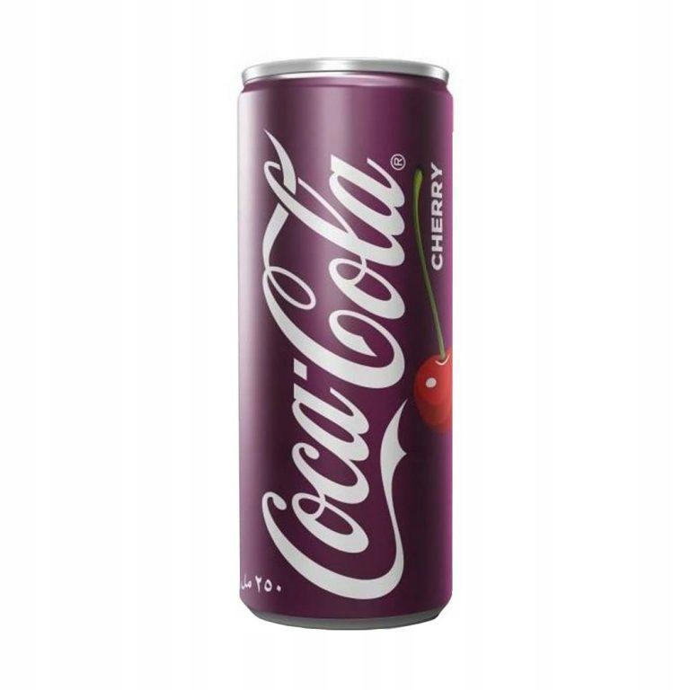24 Sztuki Coca Cola Cherry 0.33L Puszka