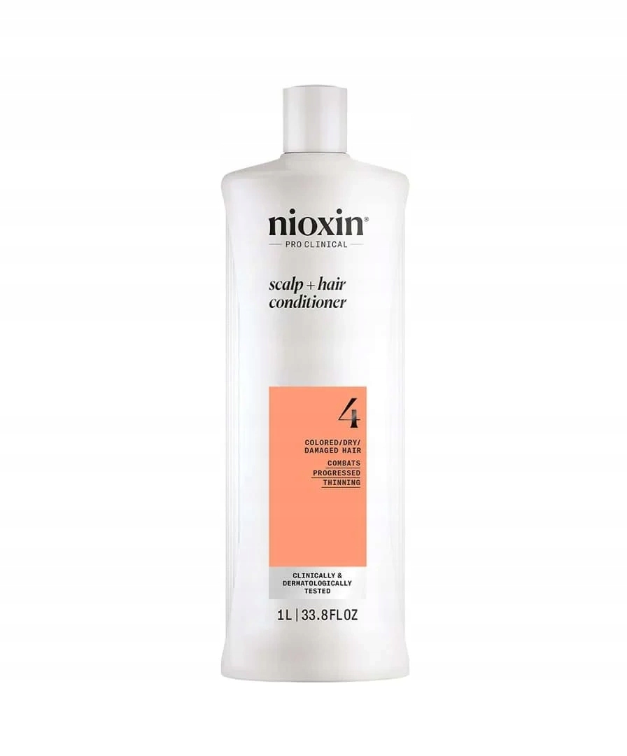 Nioxin Pro Clinical 4 Scalp Hair kondicionér pro barvené vlasy 1000 ml