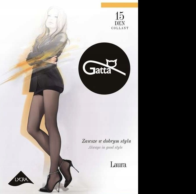 

Gatta Laura 15den rajstopy lycra nero 2