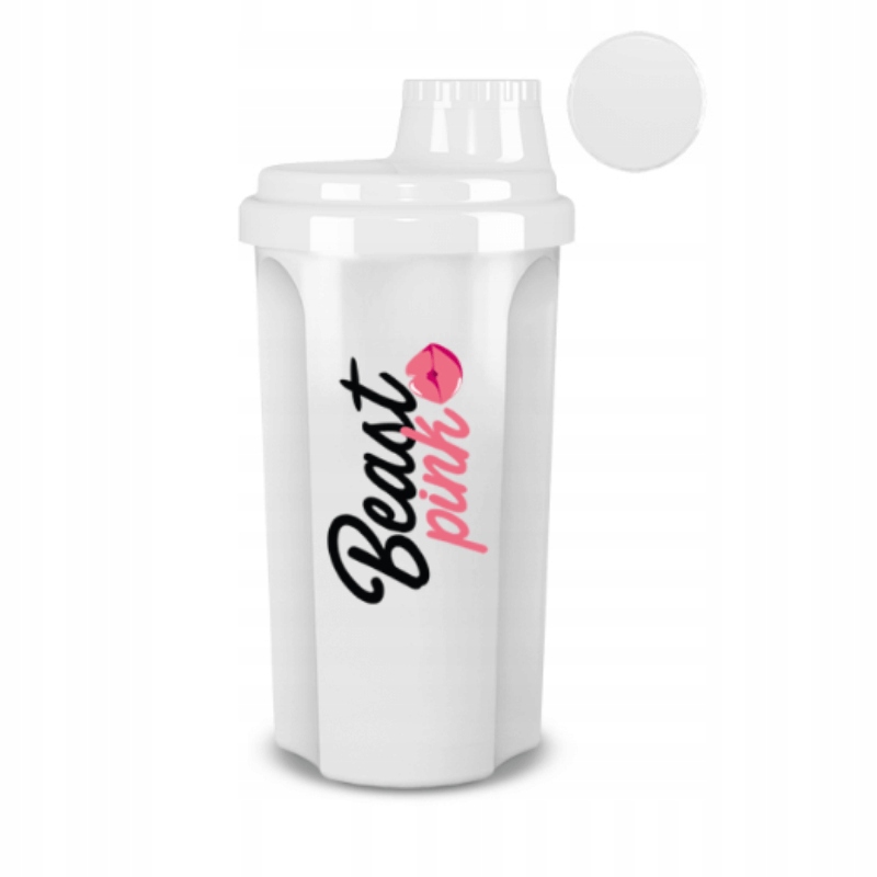

Biały szejker Shaker Szczelny BeastPink 700 ml