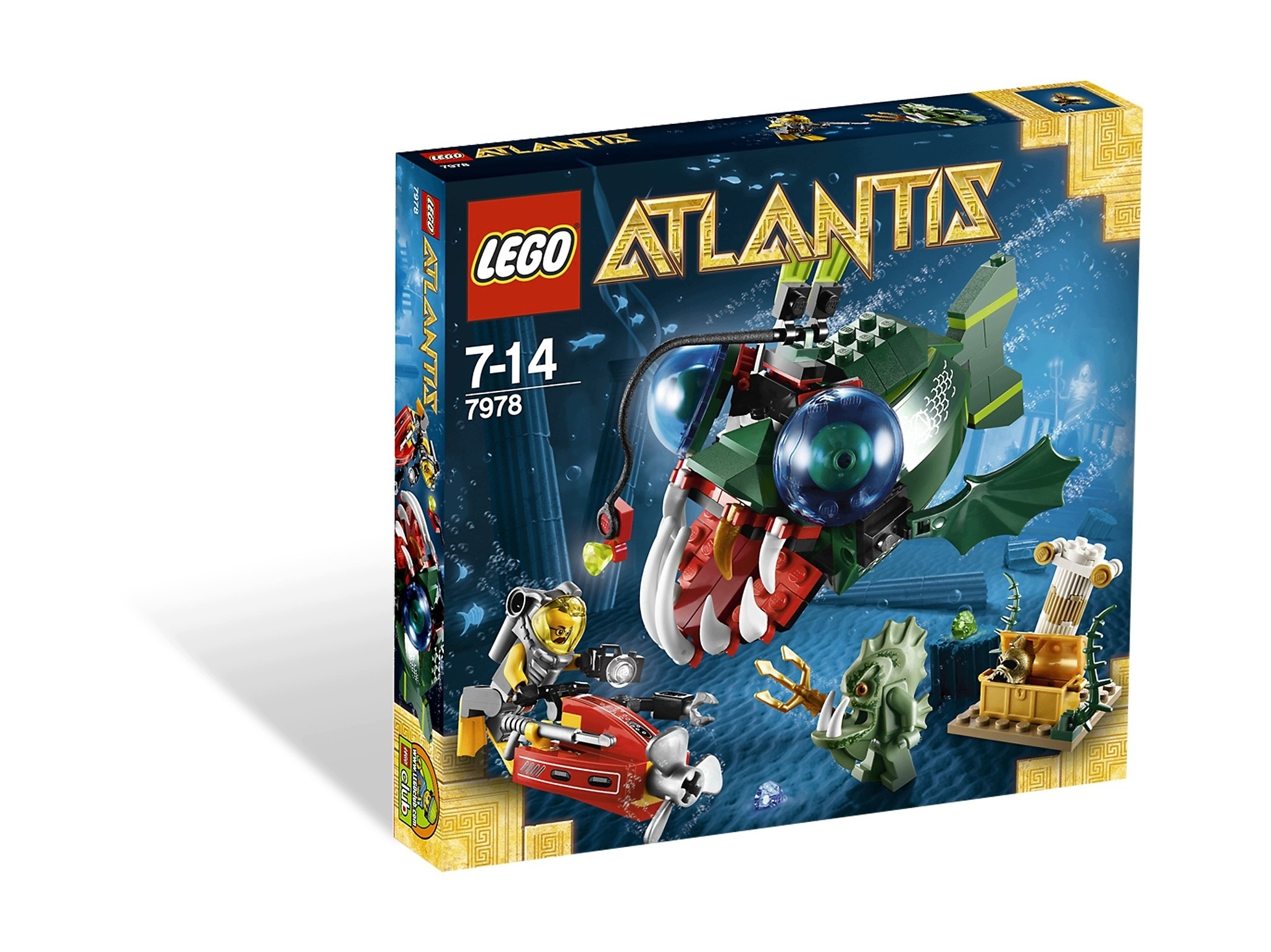 Lego Atlantis 7978 Atak ryby głębinowej Nowe
