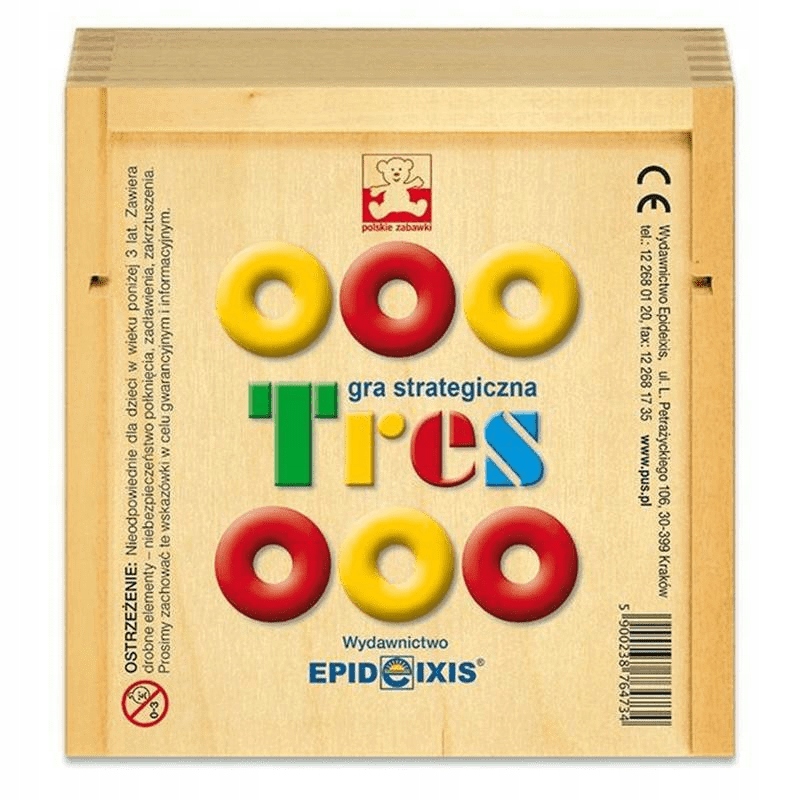 Tres Gra Strategiczna Logiczna Planszowa Rodzinna Umysłowa Towarzyska