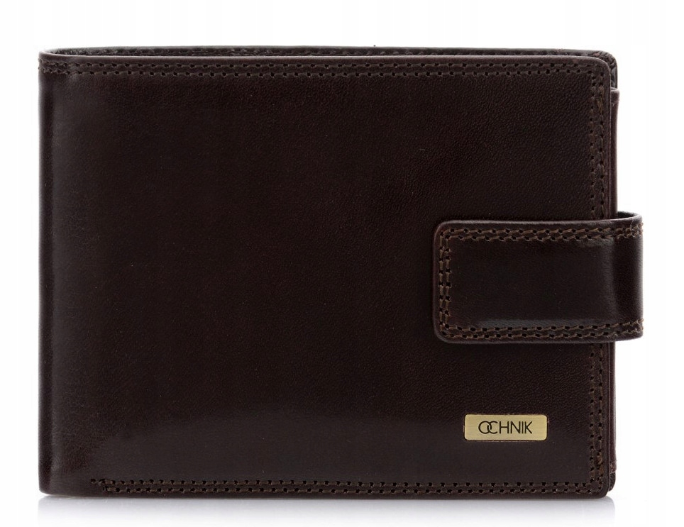 Ochnik kožená pánská peněženka Pl 191 89 Hnědá