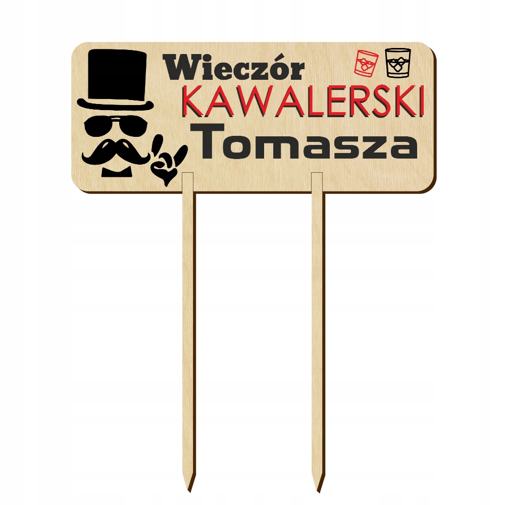 

Topper Toper Na Tort Wieczór Kawalerski