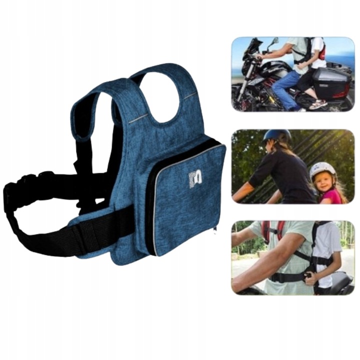 PAS BEZPIECZEŃSTWA SZELKI DZIECKA MOTOR MOTOCYKL rower