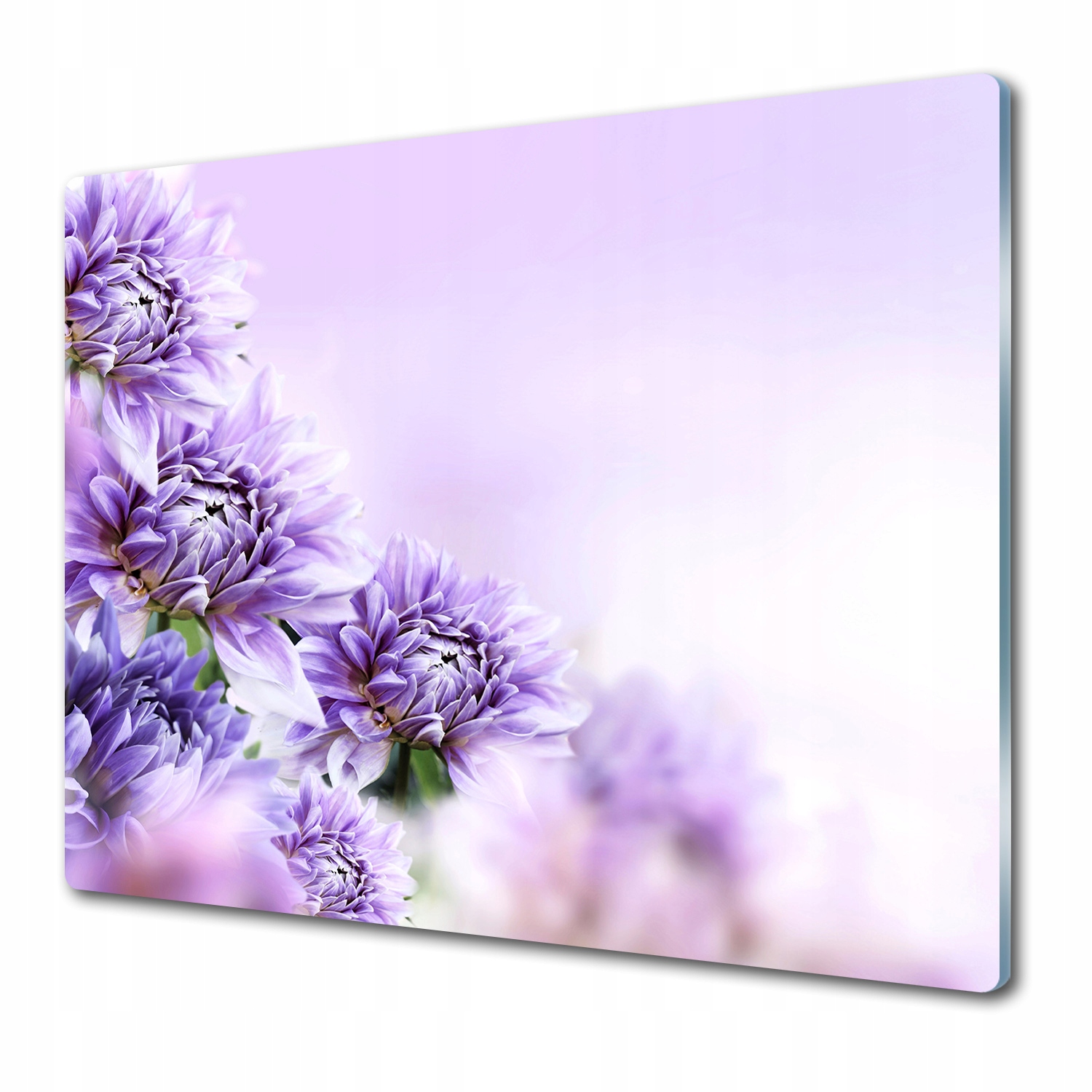 

Deska do krojenia szkło Fioletowe kwiaty 60x52 cm