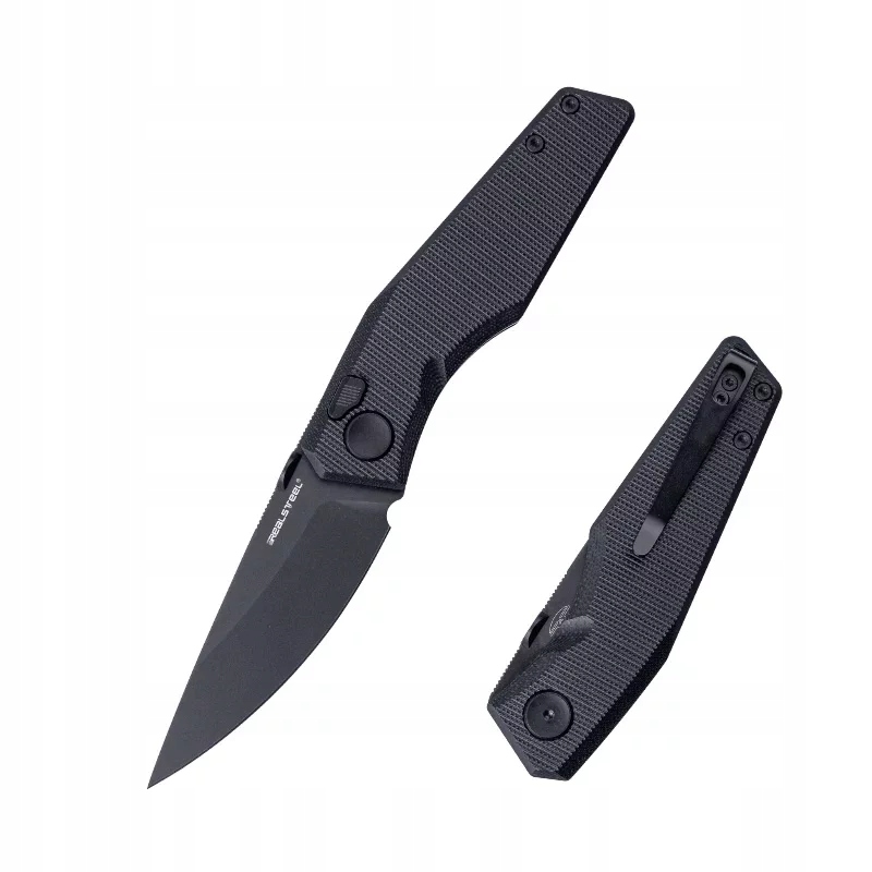 Nůž Real Steel Spectrum 7142BB černý matný Nitro-V, G10
