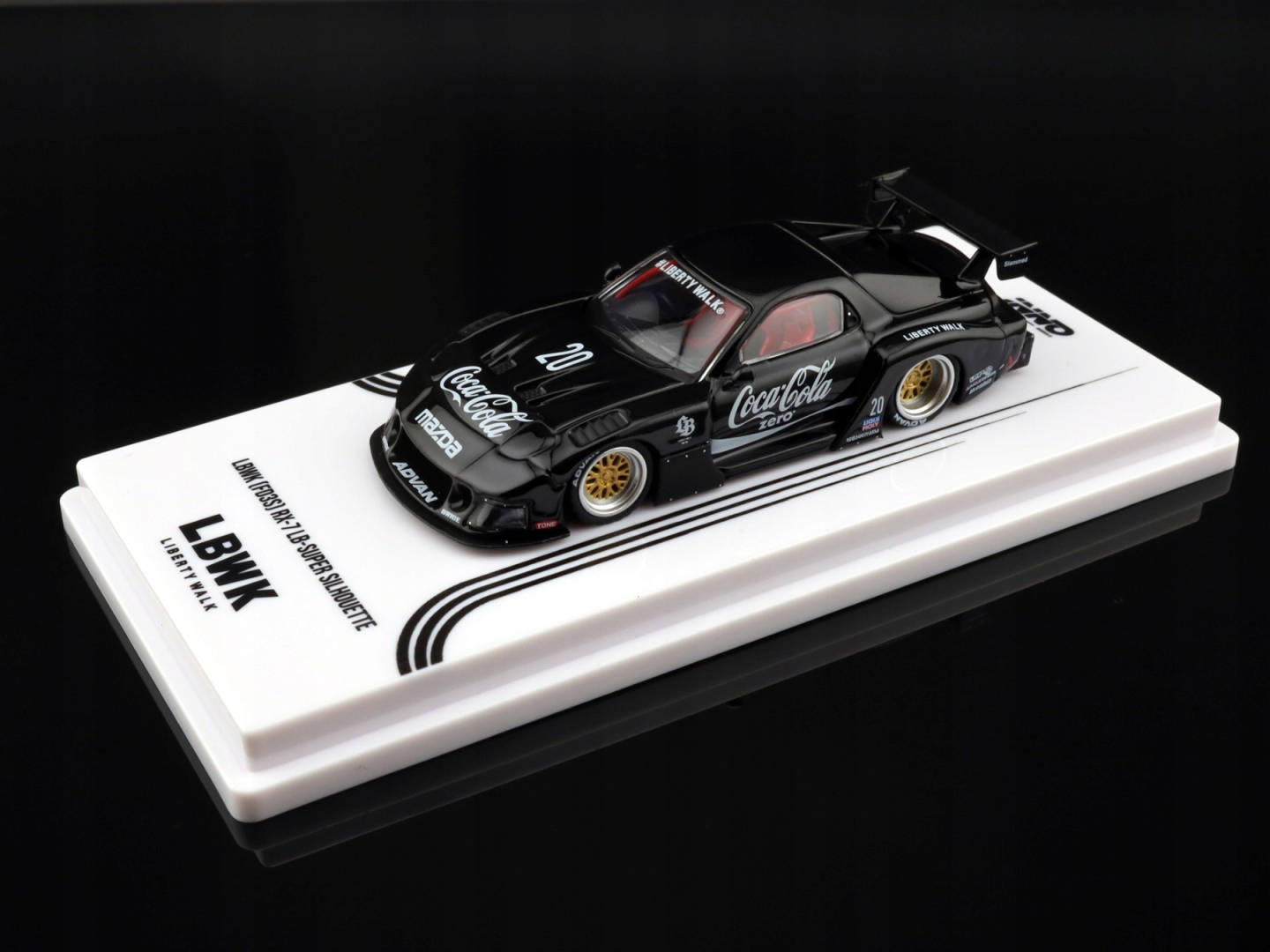 Makeup1/43 LBWK GTR Type2 WhiteBlue 4/50