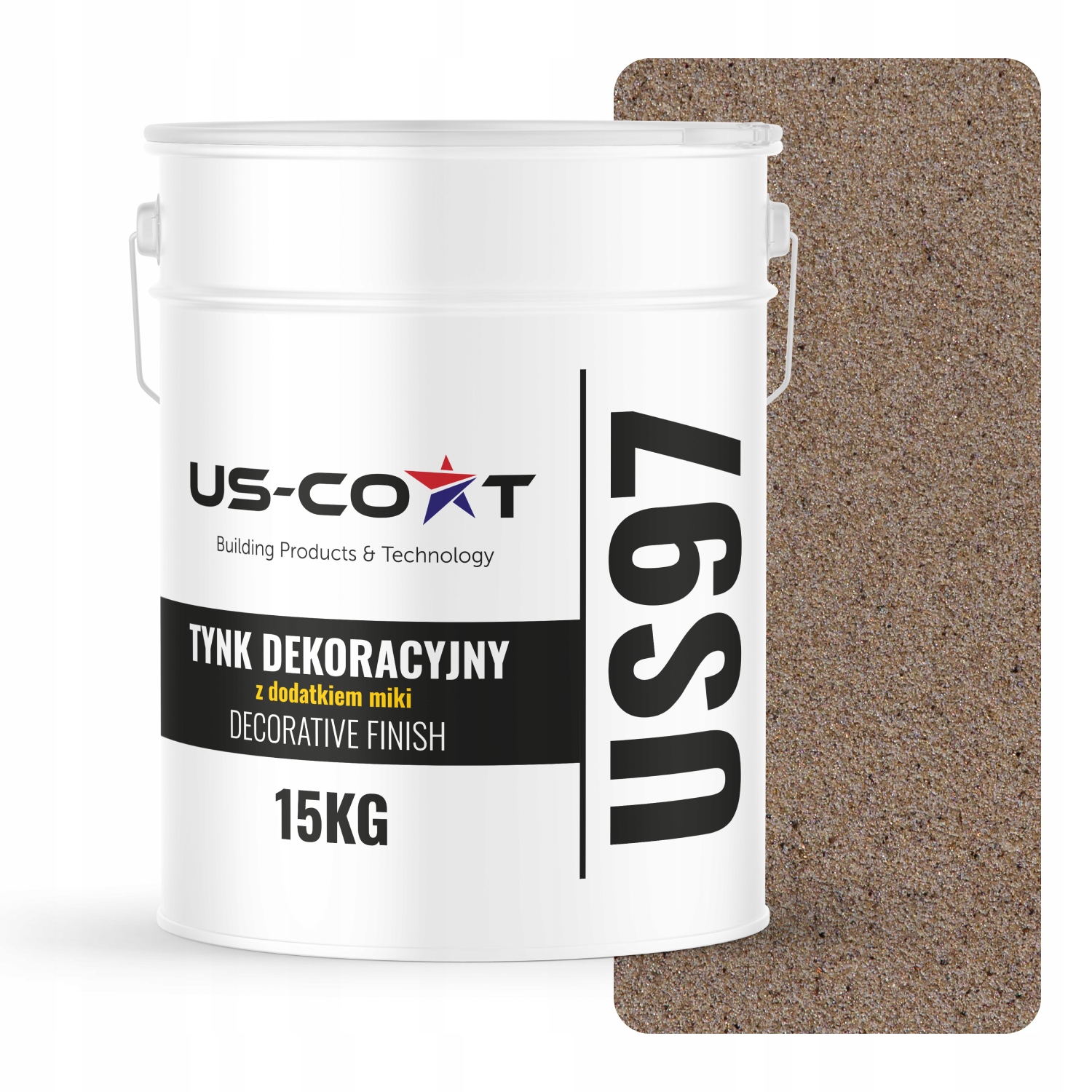 Dekorativní Omítka Barva Hnědá Měděná Mikový Pyl D811 15kg Premium
