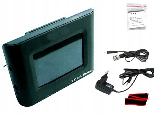 MONITOR CCTV 2,5" LCD NA RĘKĘ