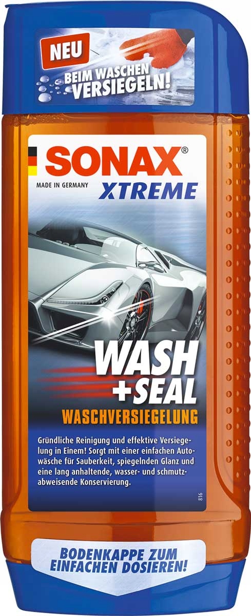 SONAX WASH PROTECT ШАМПУНЬ ІЗ ЗАХИСНИМ ПОКРИТТЯМ HYDR