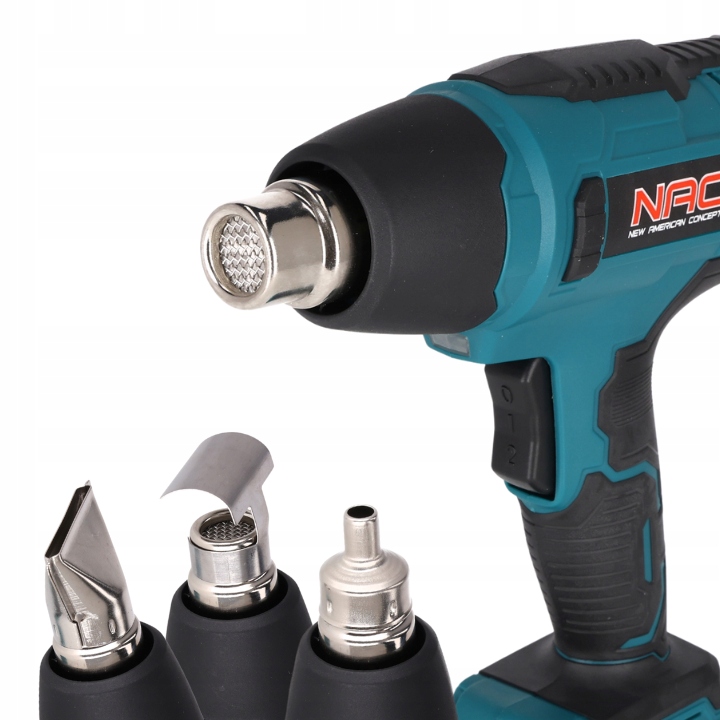 Opalarka Akumulatorowa Bezprzewodowa Nac 200L/MIN Temperatura Do 550° Body