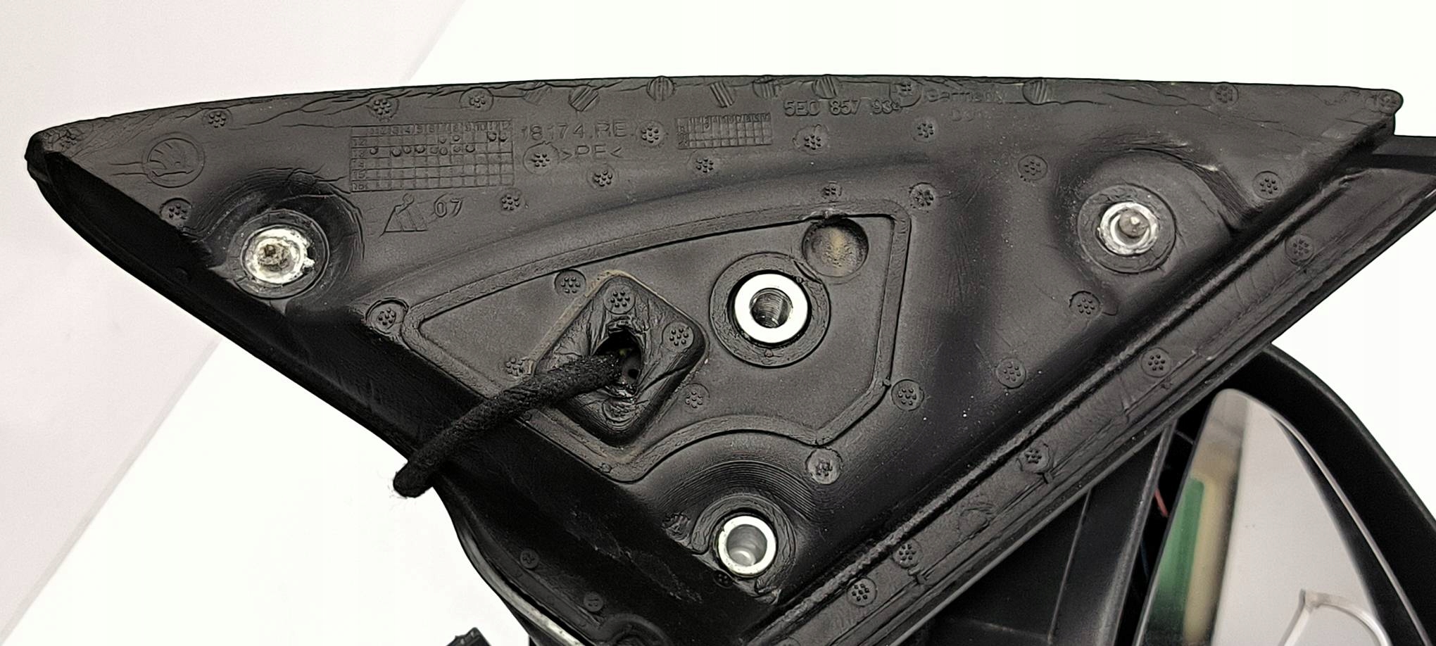 mirror right EU 1Z SKODA OCTAVIA III 6 PIN