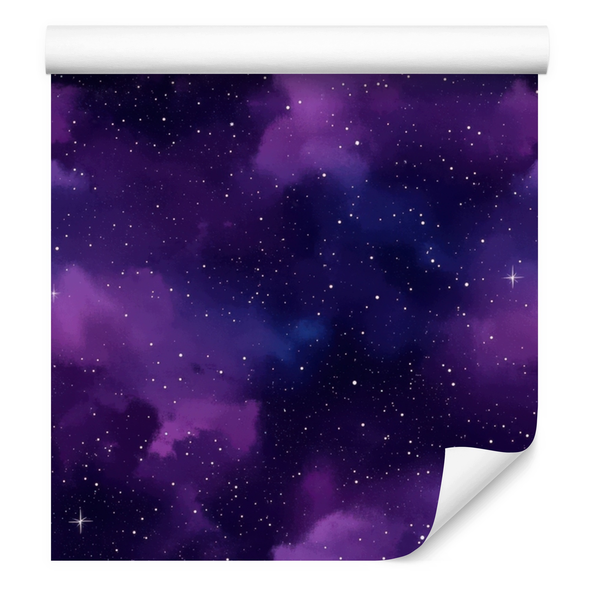 Akvarijní tapeta galaxie indigo, pozadí indigo 50 x 1000 cm