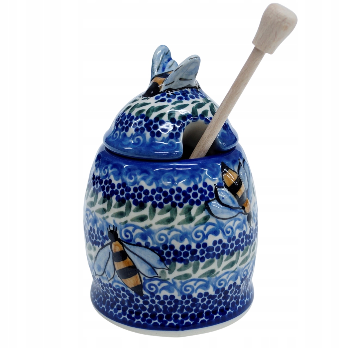 

Ceramiczny pojemnik na miód Bolesławiec