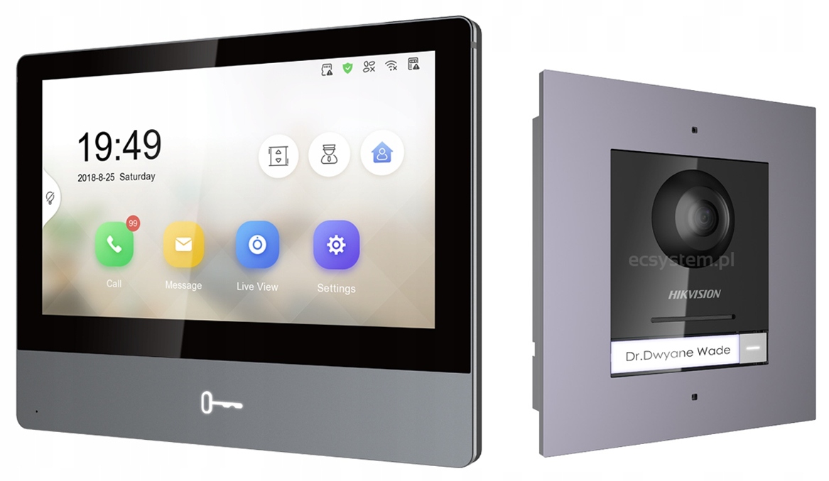 

Wideodomofon Ip Full Hd Podtynk Premium Hikvision