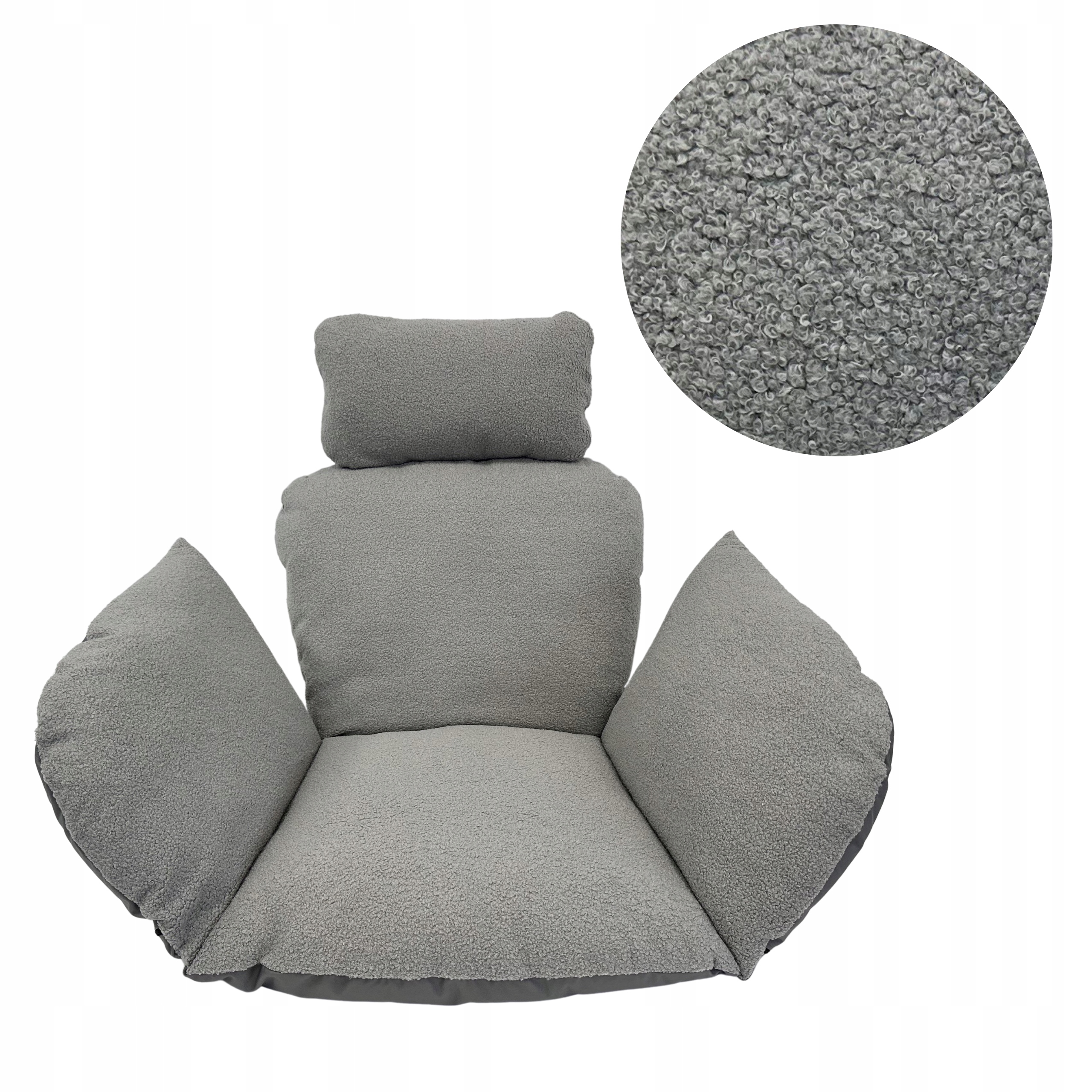 Polštář XXL Na Závěsné Křeslo zimní zahrada Kokon Houpačka Houpačka Opěrka Hlavy