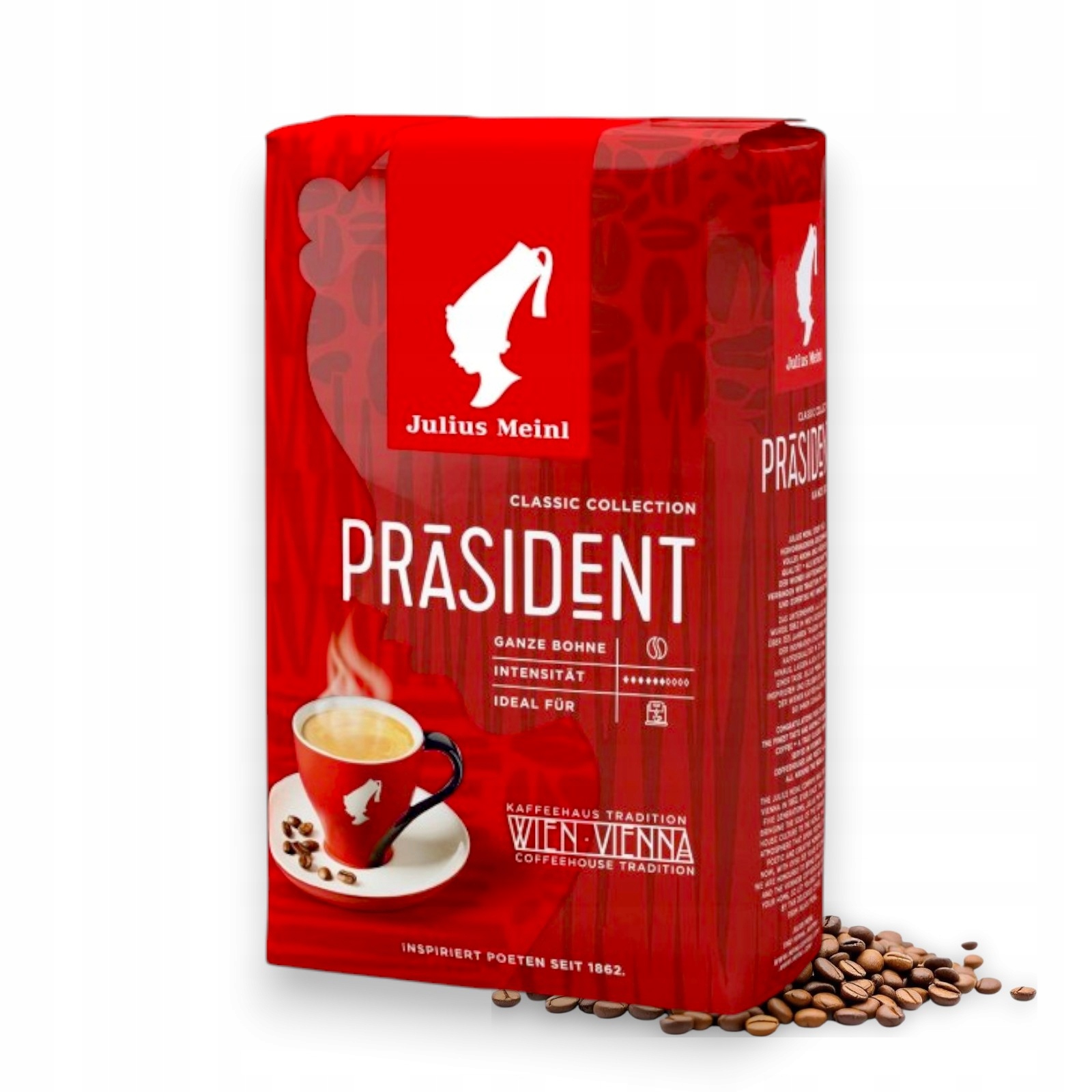 Julius Meinl Prasident 500 g Káva Zrnková