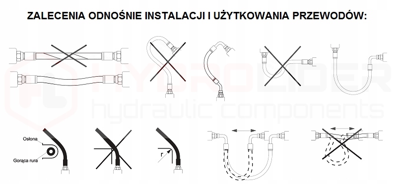 AA10/1-4000.18/18 PRZEWÓD HYDRAULICZNY HYDROLIDER Producent części Hydrolider