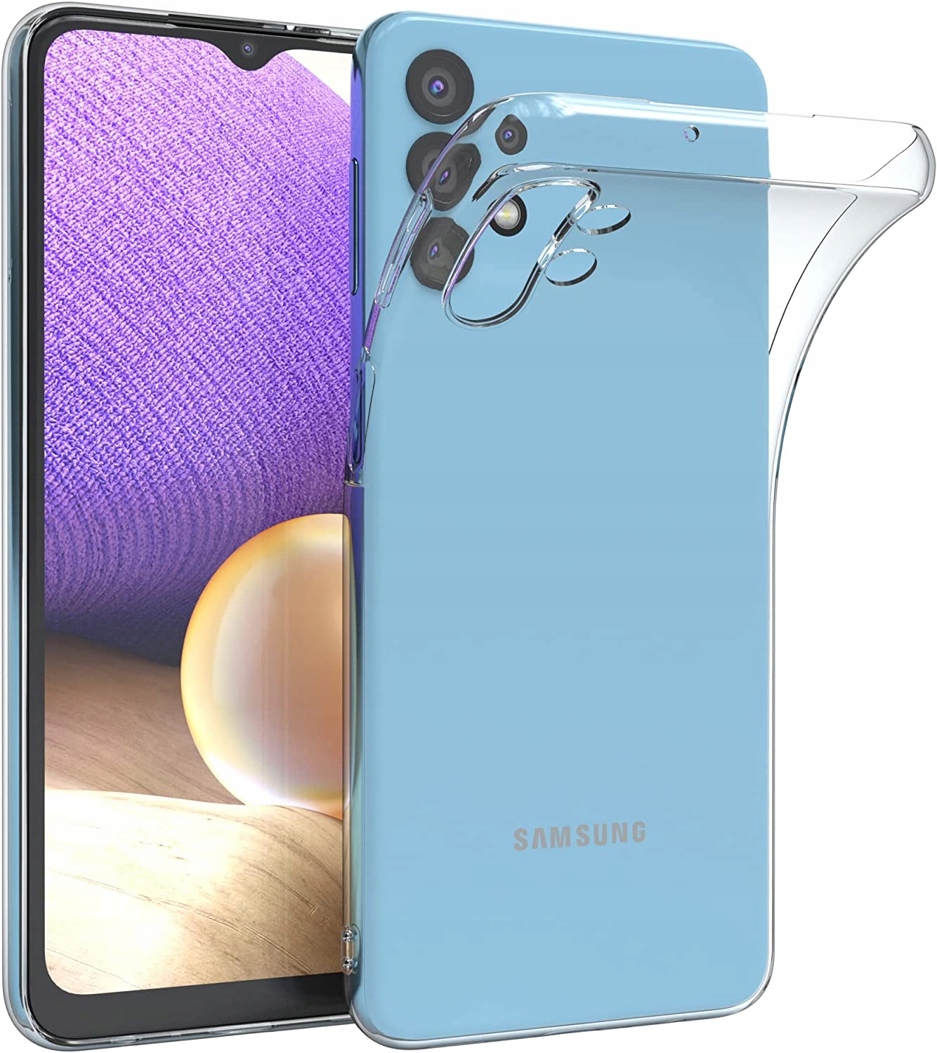 

Etui na Samsung A32 4G 2MM Przezroczyste Szkło