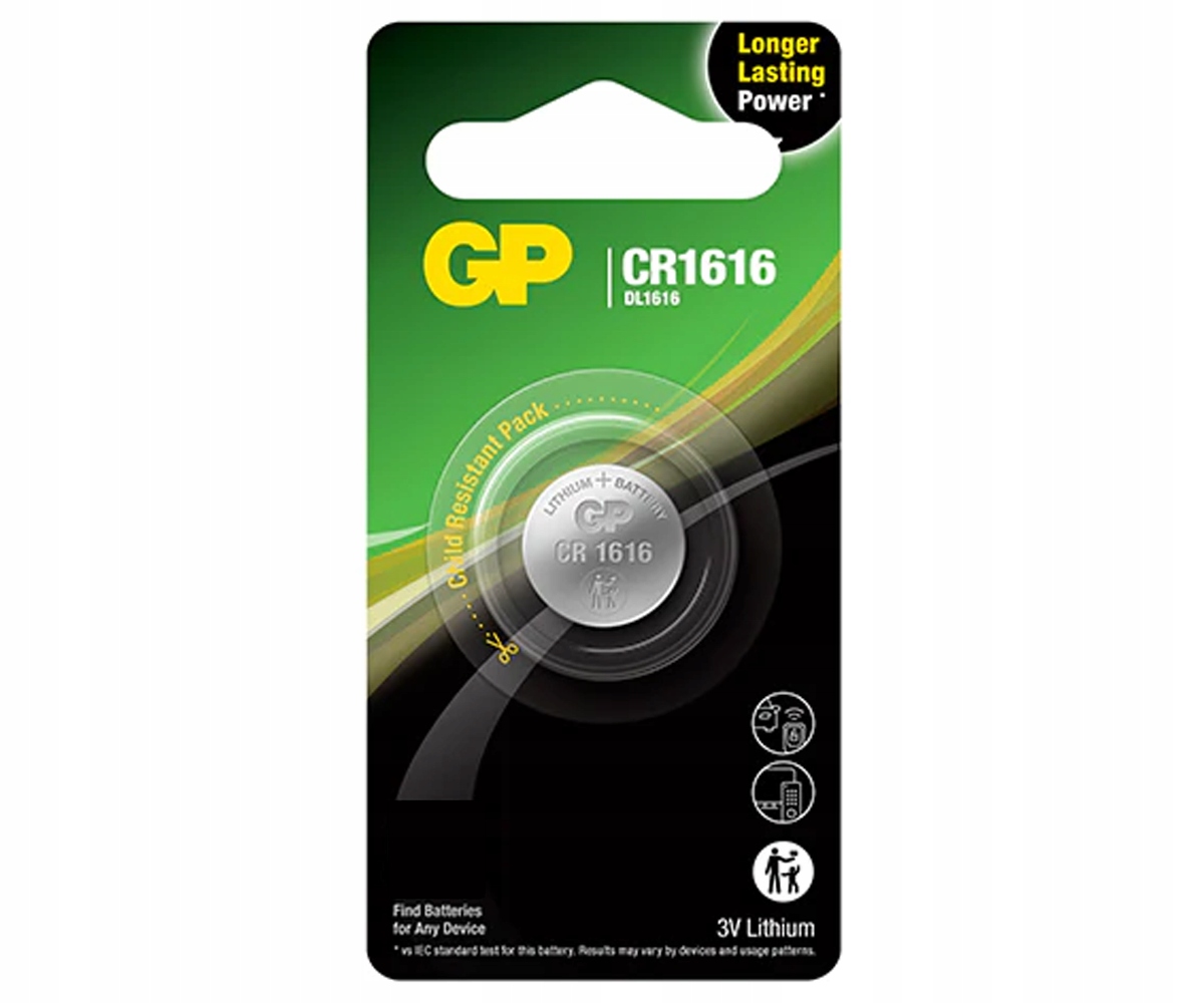 

Bateria litowa Gp CR1616 B1 3,0V LiMnO2