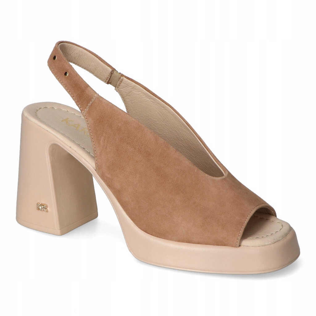 Sandály Karino 5544/001-P Béžová semišová 38