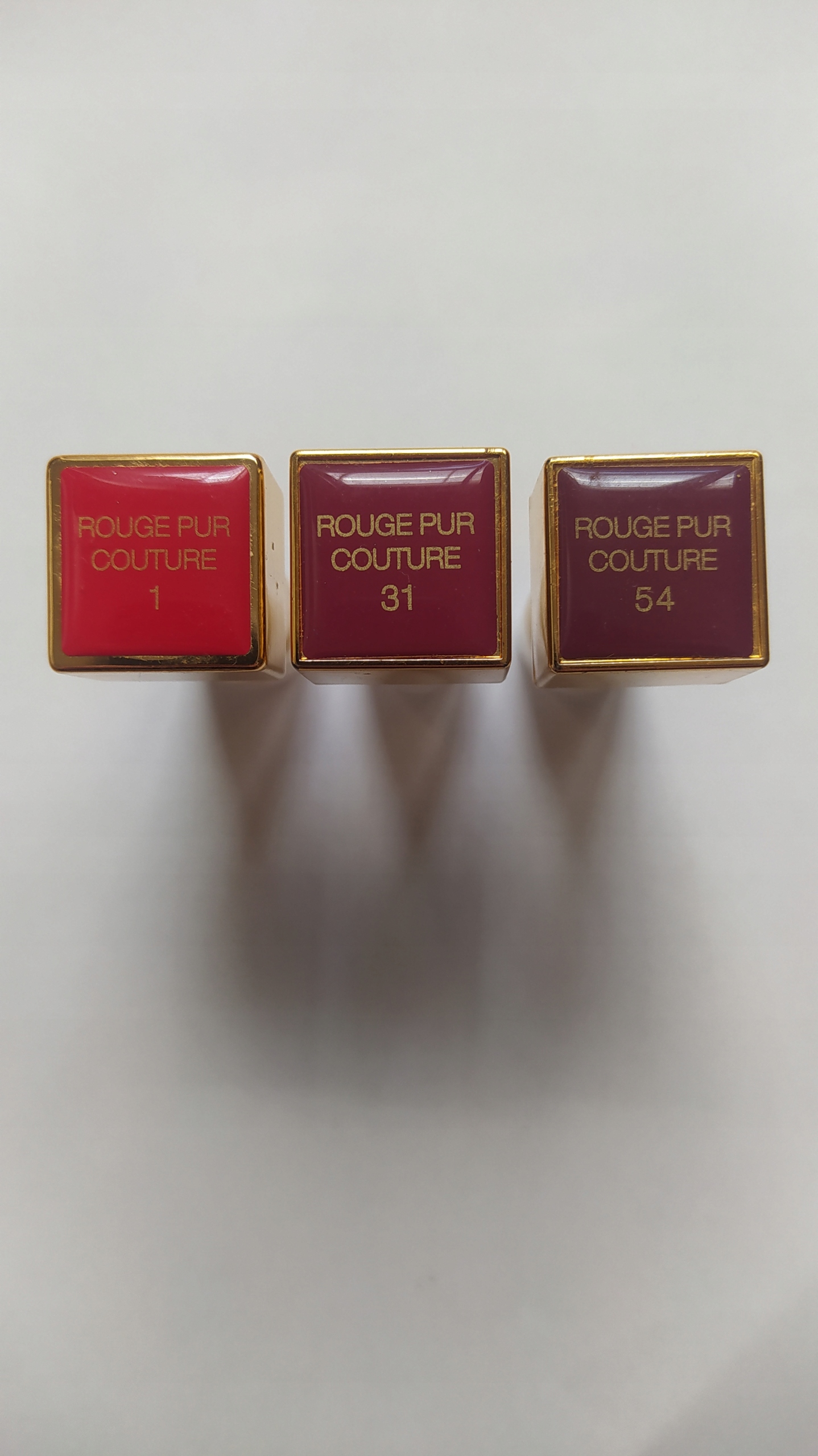 Yves Saint Laurent Rouge Pur Couture Rtěnka Barvy 1 31 54