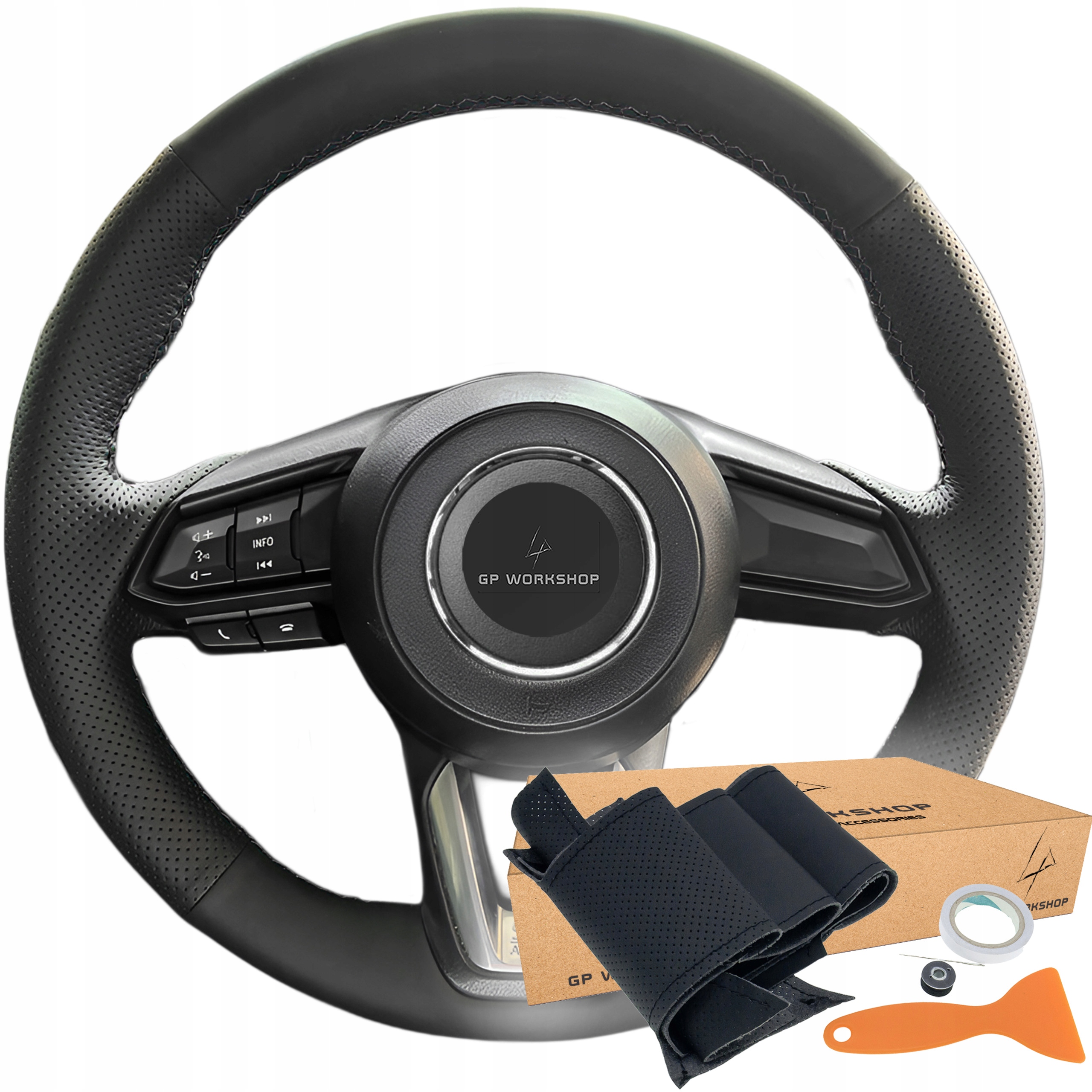 Pokrowiec Na Kierownice Obszycie Do Mazda 3 6 CX-3 CX-4 CX-5 CX-9 Yaris