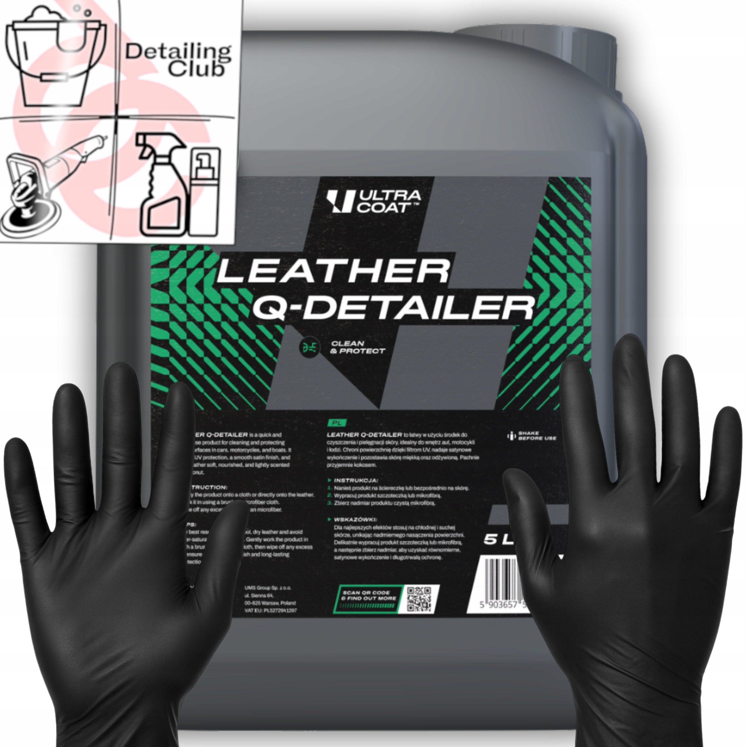 Ultracoat Leather Qd na kožené čalúnenie čistí a chráni pokožku 5000 ml