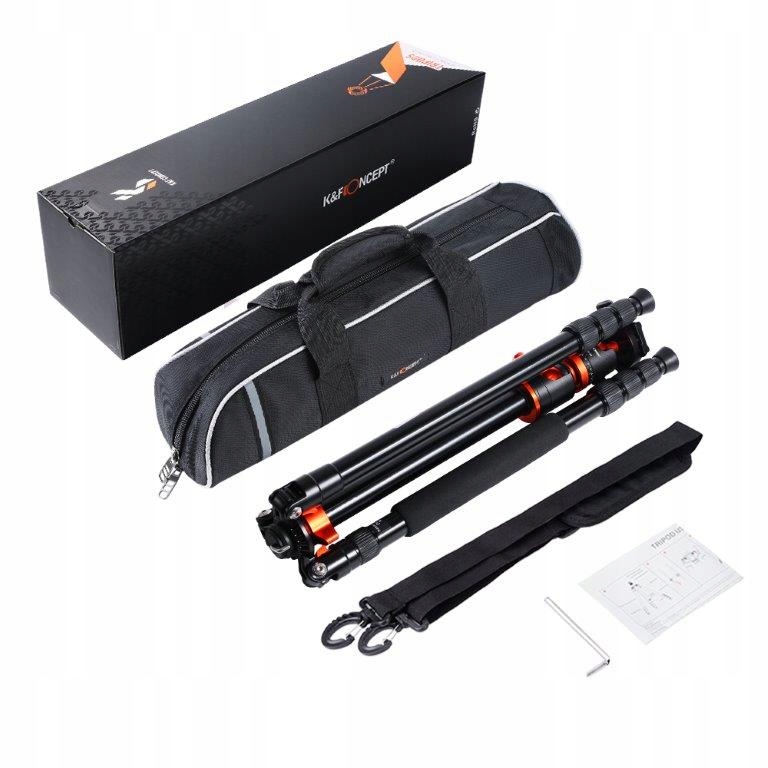 TRIPOD/STATYW Monopod K&F ALU/MAG 185CM NOWOŚĆ + ETUI NA USB BUBM GRATIS Maksymalne obciążenie 4 kg