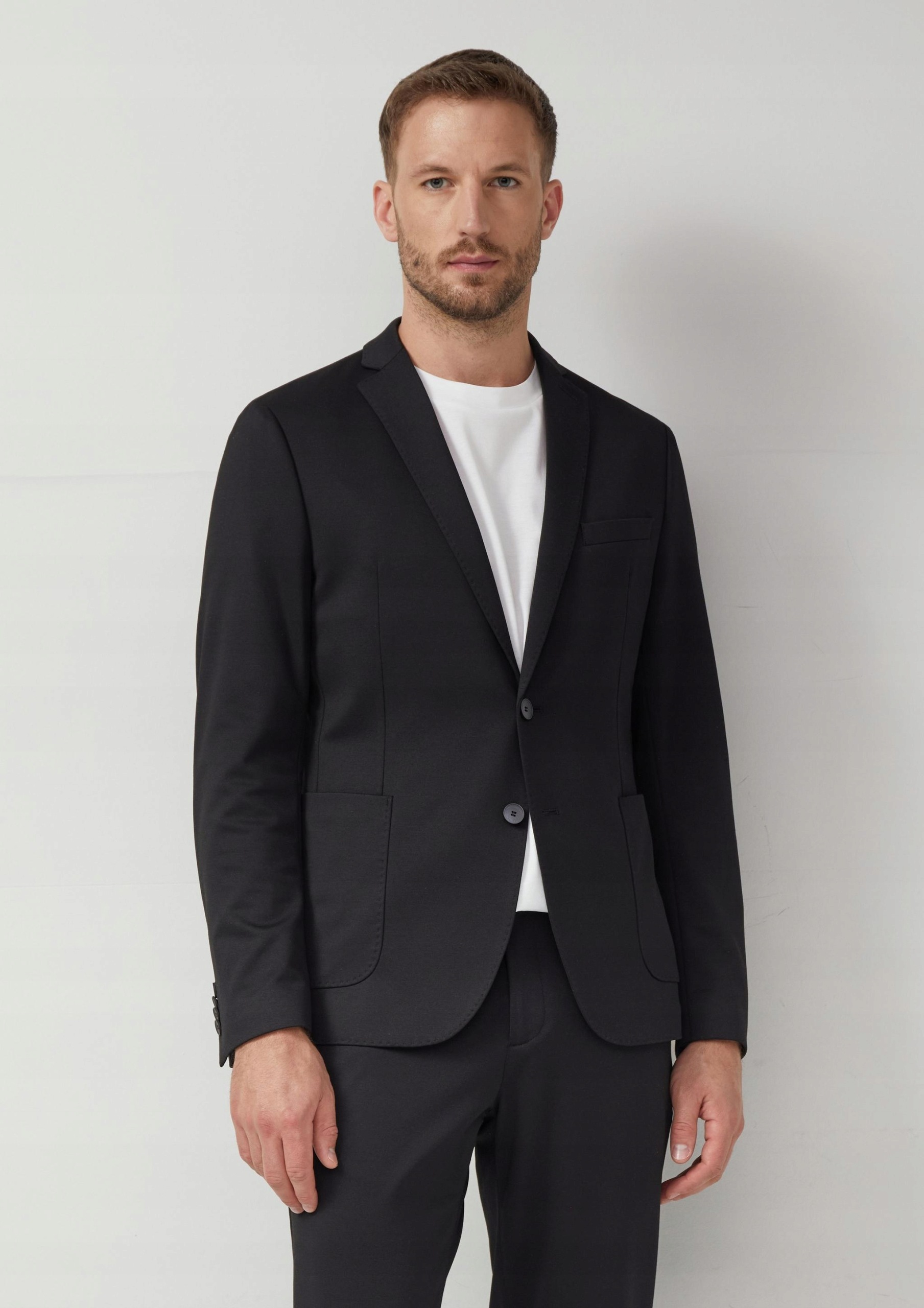 S.oliver Sako Černé Hladké Elegantní 50 7FA
