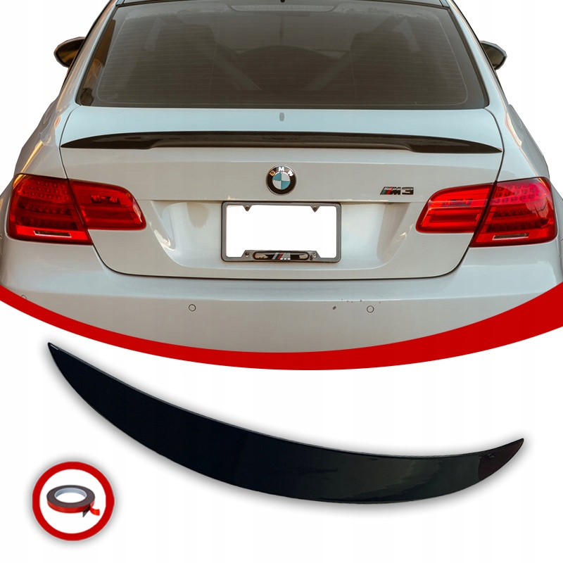 Bmw E92 Letka Spoiler Doplněk Mp Look Černý Lesk