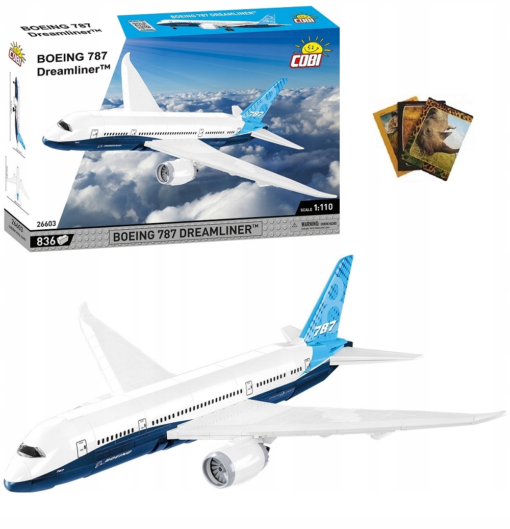 

Cobi 26603 Samolot Boeing 787 Dreamliner klocki