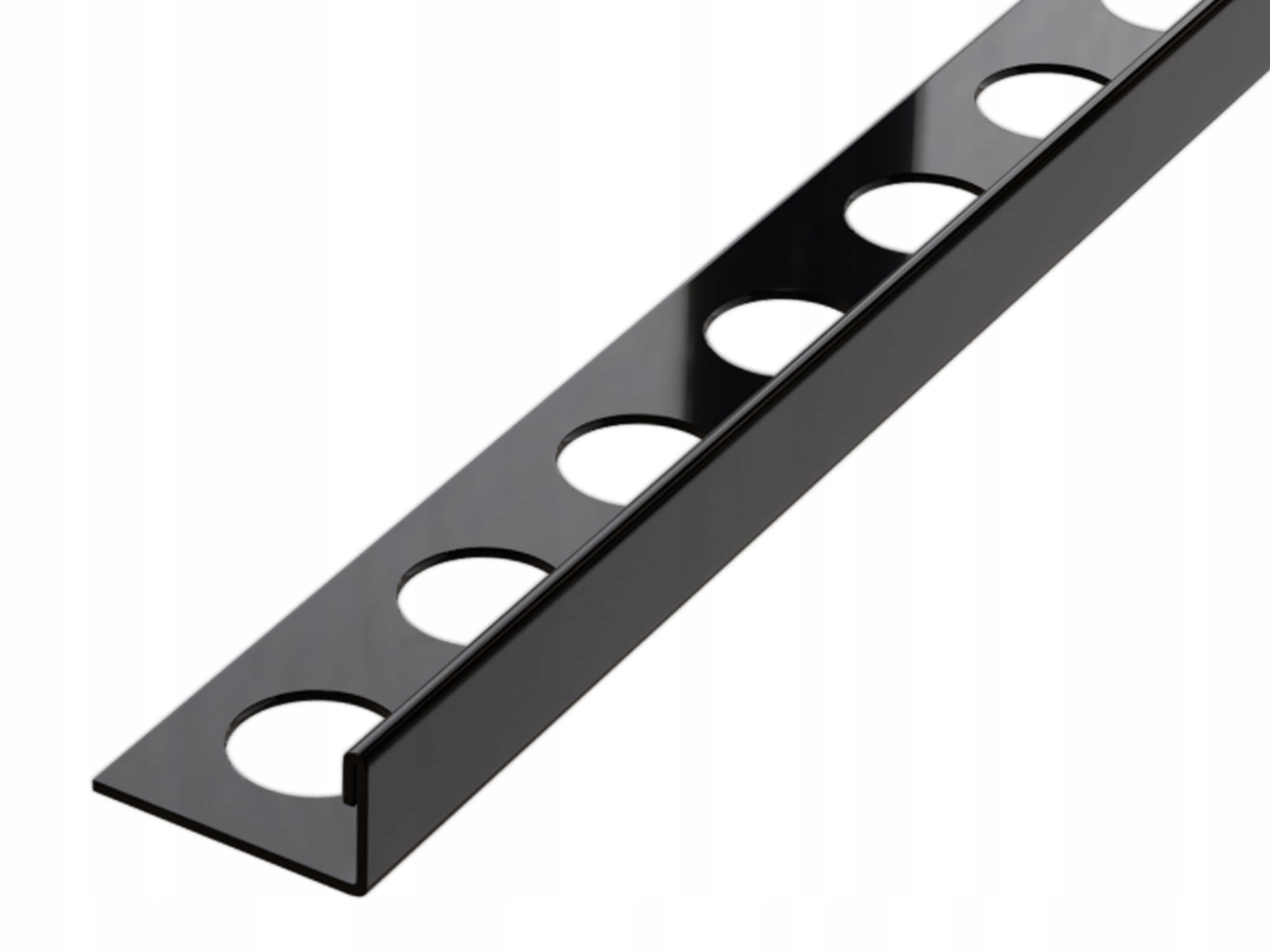 Profil lícový Černý lesk 10,5 mm x 270 cm