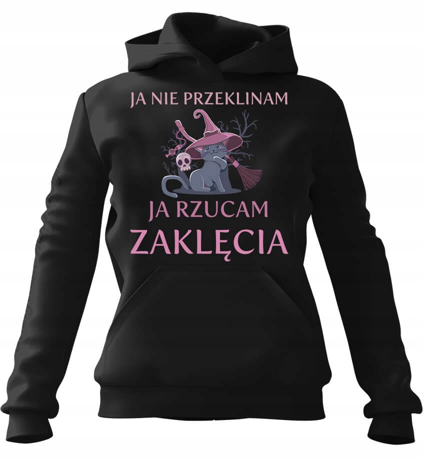 Dámská mikina s kapucí Mikina I Don't Swear, černá, velikost S