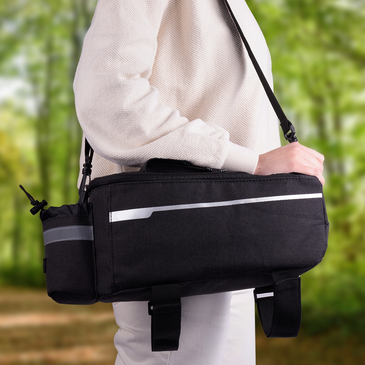 TORBA NA ROWER TERMICZNA SAKWA NA BAGAŻNIK TYLNA 10L NA NAPÓJ WODOODPORNA Model B-Bag400